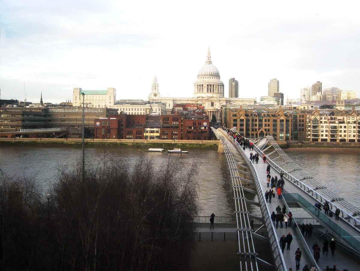 a view from Tate-Modern
