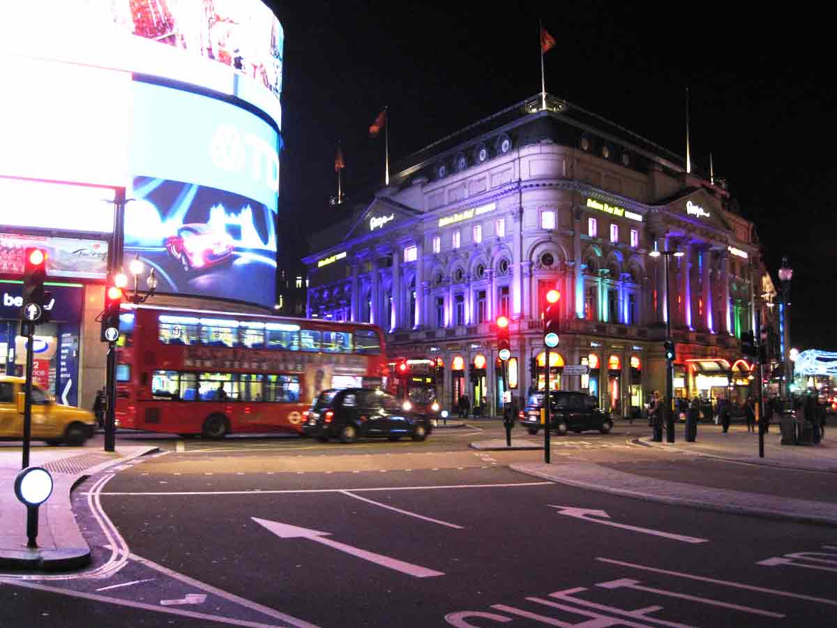 Piccadilly circus.
