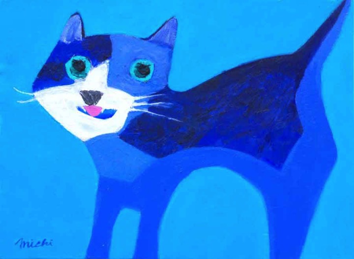 blue-cat by michiya nakao_中尾道也
