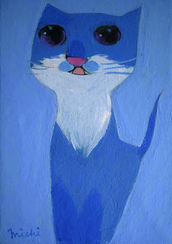 blue cat by michiya nakao_中尾道也