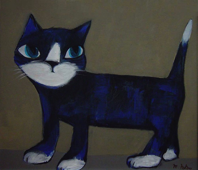 blue-cat by michiya nakao_中尾道也