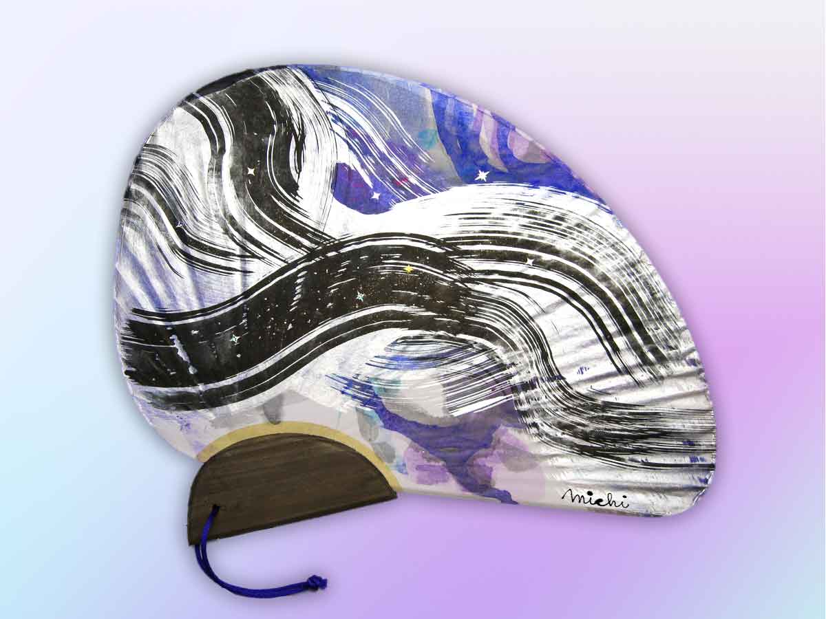 銀の夏空と星の輝き　中尾道也