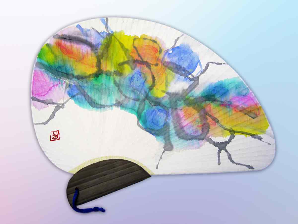 夏の抽象風景　Summer landscape中尾道也