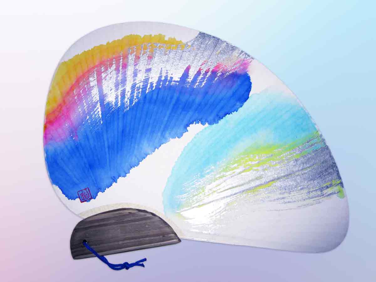 夏の夕立　中尾道也 sudden shower of the  summer　